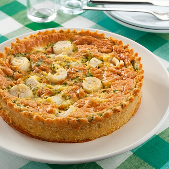 Quiche de palmito 